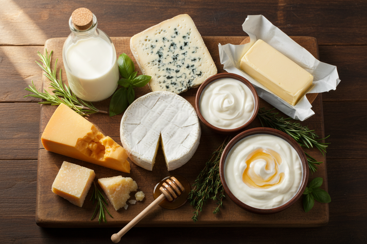 Cheese and dairy