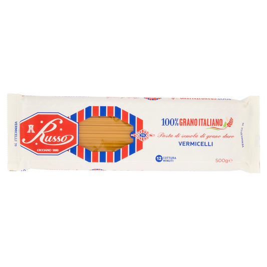 RUSSO PASTA DI SEMOLA VERMICELLI 500g(24 in a box)