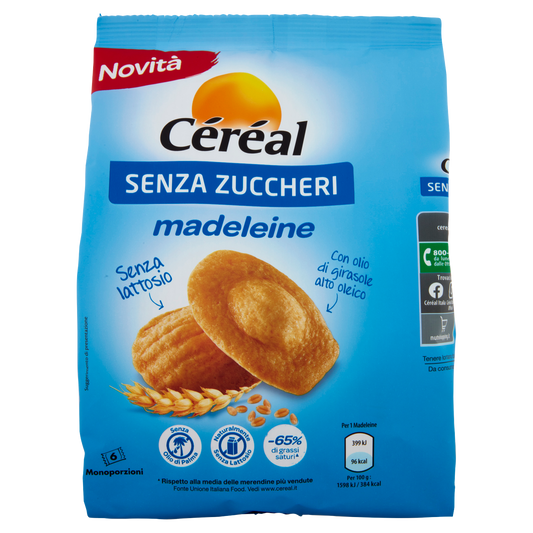 CEREAL MADELEINE SENZA GLUTINE 150g (6 in abox)