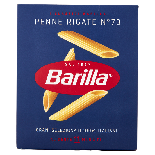 BARILLA PASTA DI SEMOLA PENNE RIGATE N.73 500g (24 in a box)