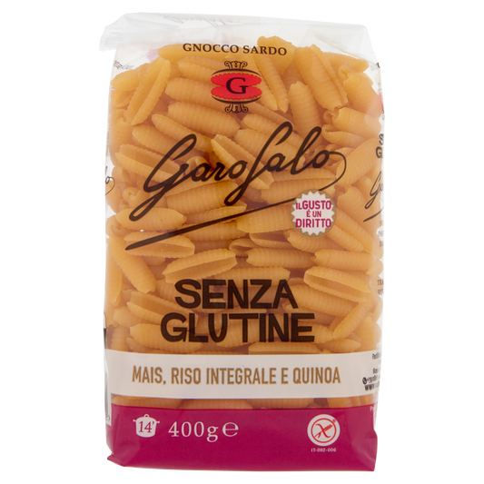 GAROFALO PASTA SENZA GLUTINE GNOCCO SARDO 500g (12 in a box)available from our italian retail store