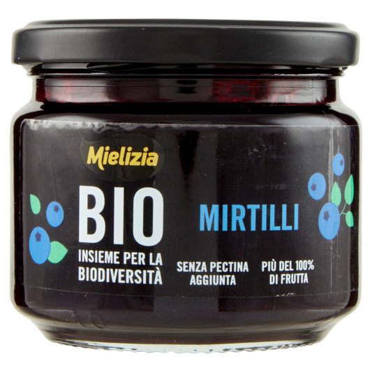 MIELIZIA CONFETTURA MIRTILLO 250g (6 in a box)available from our italian retail store