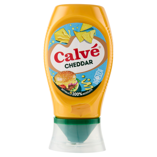 CALVE' SALSA CHEDDAR 240ml( 8 in a box) available from italian retail store