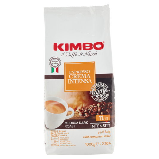 KIMBO CREMA INTENSA IN GRANI 1kg (6 in a box)