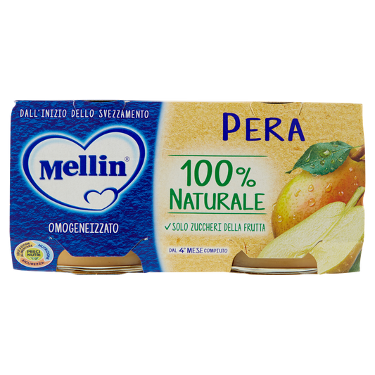 MELLIN OMOGENEIZZATO PERA 100gx2 200g (12 in a box)