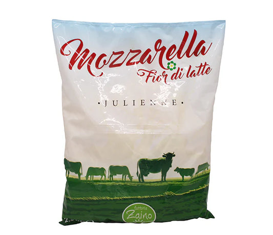 MOZZARELLA FIOR DI LATTE JULIENNE BAG  2.5KGX5 BOX