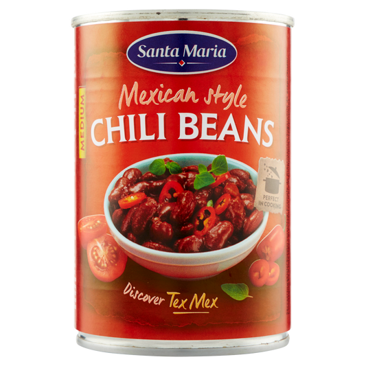 SANTA MARIA CHILI BEANS MEXICAN 410g (12 in a box)