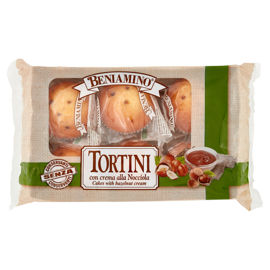 BENIAMINO TORTINO CON CREMA DI NOCCIOLA 250g (14 in a box)