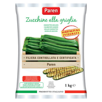 PAREN ZUCCHINE SLICED GRILLED X1KG BAG  5 IN A BOX