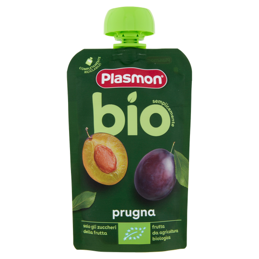 PLASMON POUCH PRUGNA organic 100g (6 in a box)