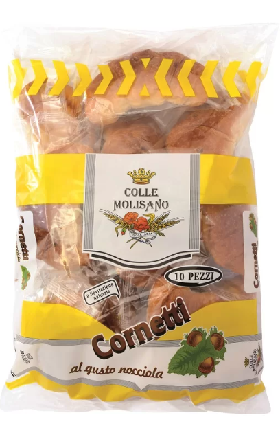 COLLE MOLISANO CROISSANT ALLA NOCCIALA 8 PEZZI 360g (10 in a box)