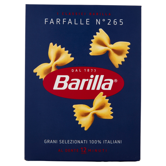 BARILLA PASTA DI SEMOLA FARFALLE N.265 500g (24 in a box)
