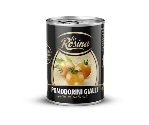 LA ROSINA POMODORINI GIALLI 400g (24 in a box)