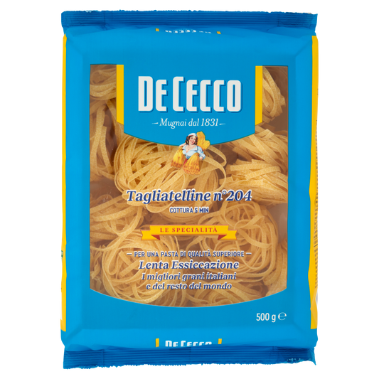 DE CECCO LE SPECIALITA' TAGLIATELLINE N°204 500g (8 in a box)