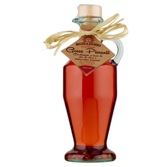 DELIZIE CALABRIA OLIO PICCANTE 250ml (6 in a box)available from our italian retail store