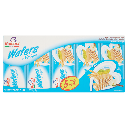 BALCONI WAFER VANIGLIA 45g X5 (20 in a box)
