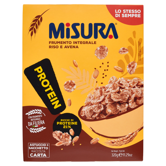 MISURA frumento integrale riso e avena 320g (10 in a box)