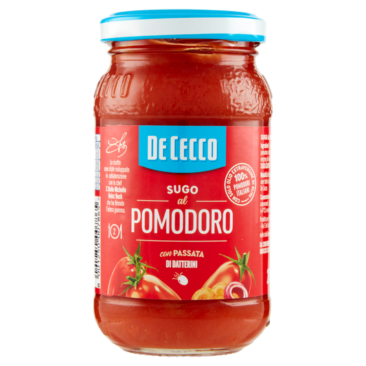 DE CECCO SUGO POMODORO 200g (12 in a box)available from our italian retail store