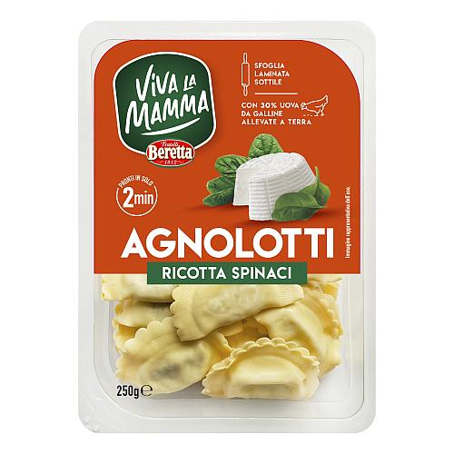 VIVA LA MAMMA AGNOLOTTI RICOTTA & SPINACI 250g (6 in a box)