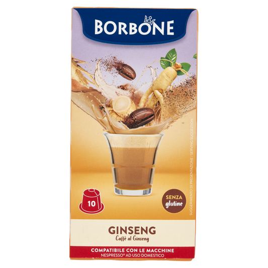 BORBONE GINSENG N X10 NESPRESSO X 10 65g (6 in a box)