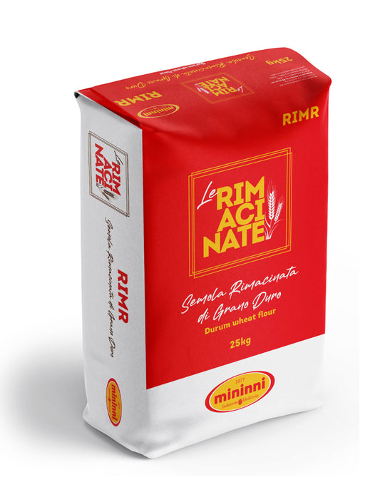 MININNI SEMOLA RIMACINATA 25kg (single bag)available from our italian retail store