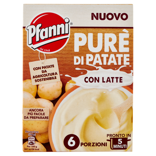 PFANNI PURE' DI PATATE CON LATTE 190g (14 in a box)