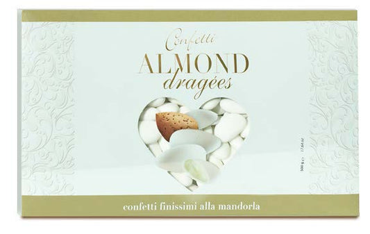 MAXTRIS CONFETTI ALMOND BIANCO 500g (6 in a box)available from our italian retail store