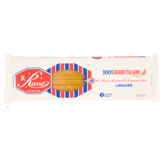 RUSSO PASTA DI SEMOLA LINGUINE 500g (24 in a box)