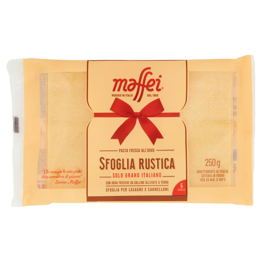 MAFFEI LASAGNA UOVO RUSTICA 250g (12 in a box)