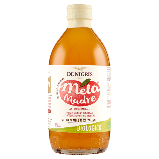 DENIGRIS ACETO DI MELA MADRE ORGANIC 500ml (6 in a box)available from our italian retail store