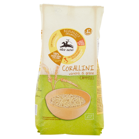 ALCENERO CORALLINI PASTA ORGANIC 500g (8 in a box)