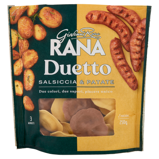 RANA DUETTO SALSICCIA E PATATE 250g (4 in a box)