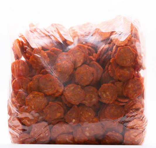 RDS SPICY PEPPERONI OLY X 2KG BAG (available from uk store)