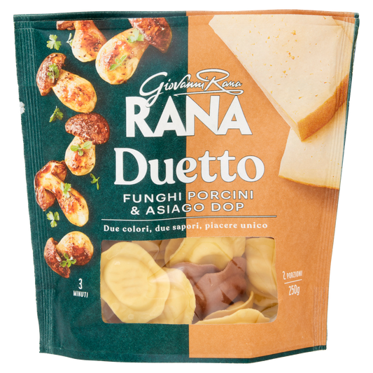 RANA DUETTO FUNGHI&ASIAGO 250g (4 in a box)