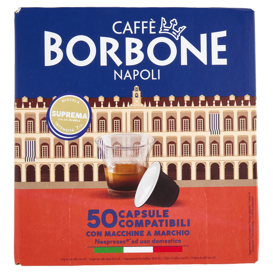 BORBONE SUPREMA NESPRESSO CAPS X50 250g (single item)