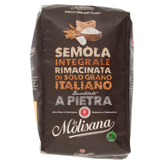 MOLISANA SEMOLA INTEGRALE 1kg (12 in a box)available from our italian retail store