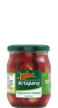 ARTIGIANA SUD PEPERONCINI PICCANTI 1kg (6 in a box)