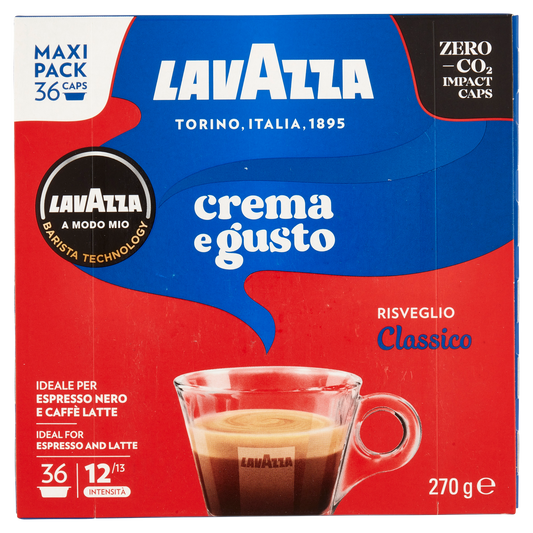 LAVAZZA A MODO MIO CREMA&GUSTO CAPSX36 270g (10 in a box)
