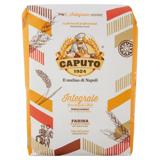 CAPUTO FARINA INTEGRALE 5kg (single bag)available from our italian retail store