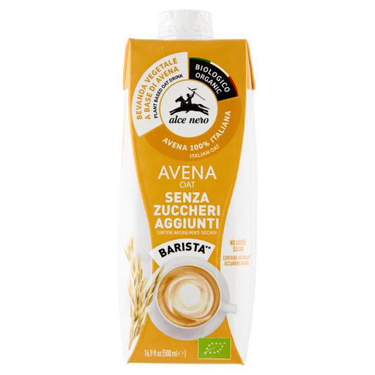 ALCENERO DRINK AVENA ORGANIC 500ml (12 in a box)