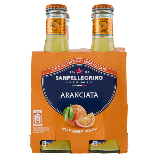 SANPELLEGRINO ARANCIATA 200ml X4 800ml (6 in a box)