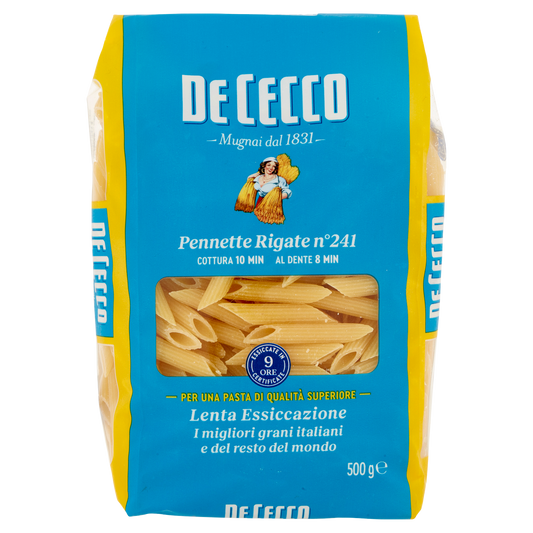 DE CECCO PENNETTE RIGATE N.241 500g (24 in a box)