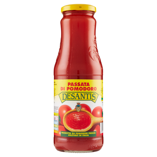 DESANTIS PASSATA DI POMODORO 680g  (12 in a box)available from our italian retail store