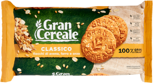 GRAN CEREALE BISCOTTI CLASSICI X2 500g (9 in a box)