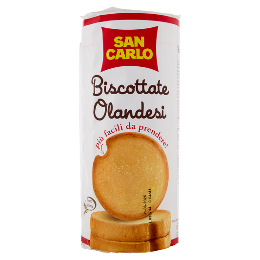 SAN CARLO FETTE BISCOTTATE OLANDESI 125g (12 in a box)