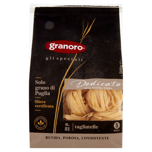 GRANORO DEDICATO TAGLIATELLE SEMOLA N.81 500g (12 in a box)