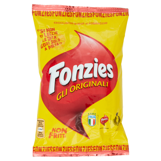 FONZIES SNACK 40g (50 in a box)available from our italian retail store