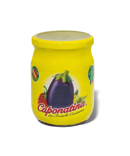 FRATELLI CONTORNO CAPONATINA DI MELANZANE 540g (12 in a box)available from our italian retail store