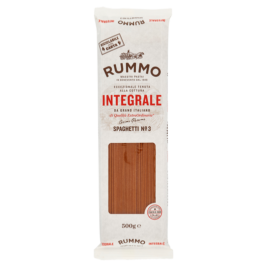 RUMMO SPAGHETTI INTEGRALI 500g (24 in a box) available from our italian retail store