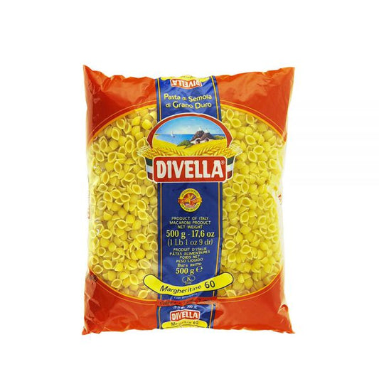 DIVELLA PASTINA MARGHERITINE 500g (24 in a box)available from our italian retail store